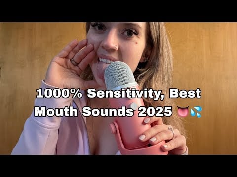 ASMR| My Most Popular & Best, Mouth Sounds of 2025! Wet, Dry, Tongue Tapping, Spit Paint & More! 