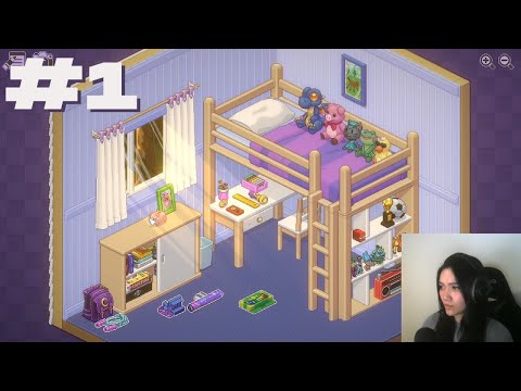 ASMR Unpacking Gameplay Part 1 - finally my own room