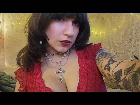 ASMR ♡ your vampire gf finally turns you wlw