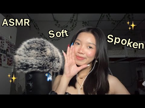 ASMR|Soft Spoken ￼With Fluffy Mic Cover