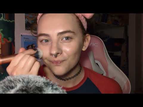 ASMR Soft Spoken Ramble (+ makeup)