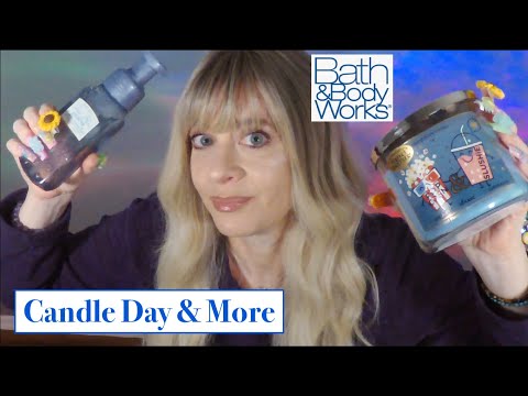 ASMR Gum Chewing Bath & Body Works Haul | Candle Day & More Whispered