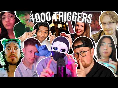 Over 1000 ASMR Triggers With ASMRtists | ASMRtists Do ASMR