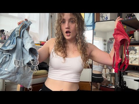 pack with me! (grwm for girls trip asmr personal attention with bestie)