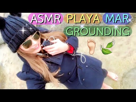 🌙 ASMR en la PLAYA🏖️🌊 | ASMR GROUNDING🦶🏻🍃 | ASMR MAR 🌊| PLAYA ASMR AMBIENCE | ASMR en ESPAÑOL