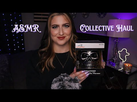 ASMR | Small Collective Haul 🛍 (Beauty & Halloween)