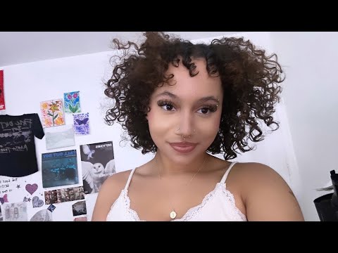 asmr fabric scratching with a lace shirt