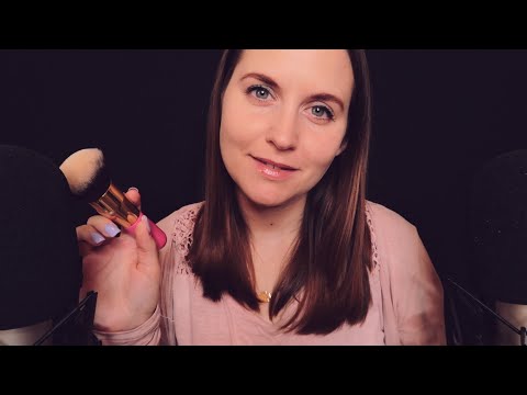 ASMR Whispered Ramble with Mic Brushing (Ear to Ear)