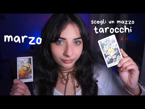 asmr Tarocchi di Marzo 🔮 scegli il tuo mazzo e pesca una carta