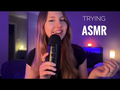 Trying ASMR For The First Time...