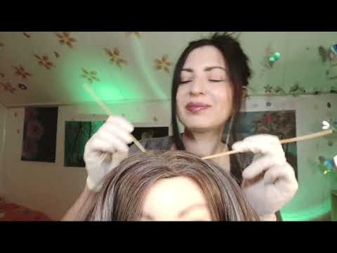 ASMR  Realistic Scalp Exam & Hair Brushing 👌 | Scalp Massage & Scalp Scratching | Exstra Treatment 