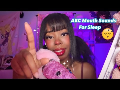 ASMR Alphabet Mouth Sounds 👄 Repeated Letters, Lip Smacks & Clicks for Sleep 😴