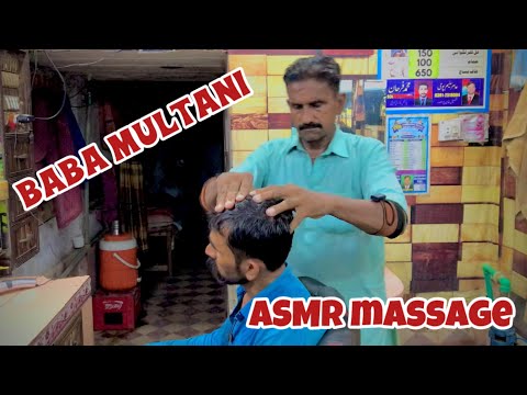 ASMR Massage By Multani Baba For Relax And Sleep #asmr #massagetherapy #headmassager