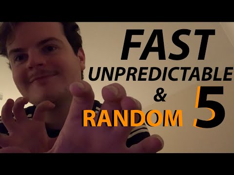 Fast & Aggressive ASMR Unpredictable Random Triggers 5 (lofi) | Invisible Triggers, Table Tapping +