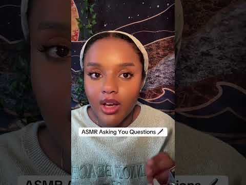 ASMR AskingYou TOUGH Questions #asmrshorts