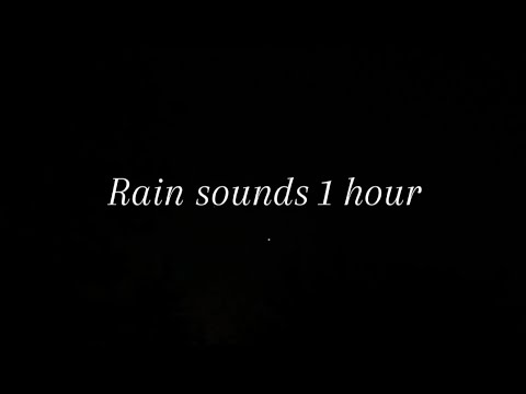 1 hour of rain sounds 1000% sensitivity ☁️