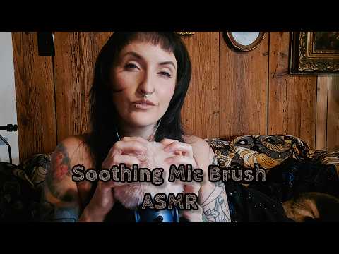 ASMR | Soothing Fluffy Mic Brush With Fingers | Perfect for Zzzzzs