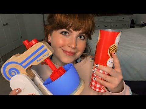 ASMR Baking Cookies Class 🍪🧈(Roleplay, wooden sounds, layered sounds)
