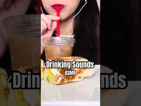 DRINKING SOUNDS (ASMR) 🧋- SONIDOS BEBIENDO (ASMR) - #drinkingcoffee #asmr #satisfyingasmr