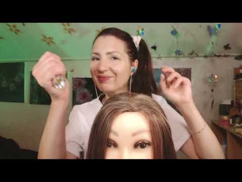 (BG) ASMR School Nurse Lice Check 🩺 Relaxing Whispers & Scalp Massage ✨