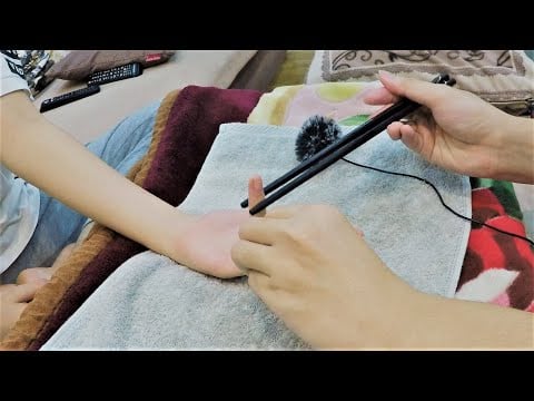 Hand Massage with Chopsticks | Reiki Healing Energy Hand Movements | Quarantine ASMR