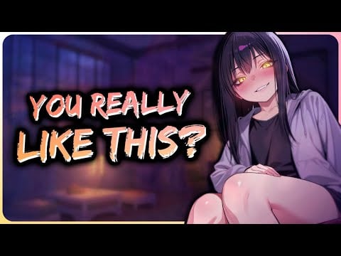Goth Femboy Finds out you Listen to ASMR..... [M4A] [ASMR Roleplay]