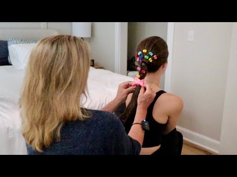 ASMR With My Mom 🩷💛🩵 Playing With Each Other's Hair (Fun Hairstyles, Hair Brushing, Whispers)