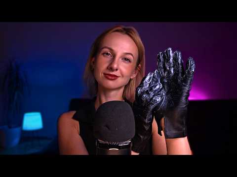 ASMR | Leather Gloves with Lotion 💦 