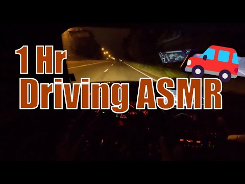 ASMR Nighttime Drive with Me! (+No Talking Segment)