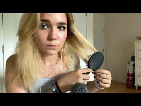 ASMR Brushing My Hair