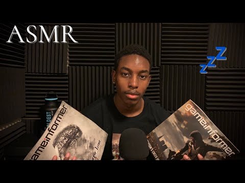 [ASMR] page turning// chill ramble