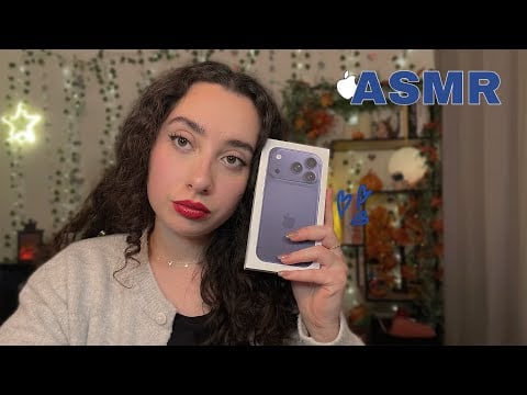 ASMR - J'AI ACHETÉ L'IPHONE 17 POUR TAPOTER SUR LA BOÎTE 💅🏻📱(unboxing et crash test)