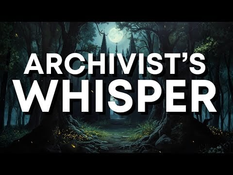 😴The Archivist's Whisper: Lovecraftian Affirmations | 31 Nights of Lovecraft (Night 27) + Soft Rain