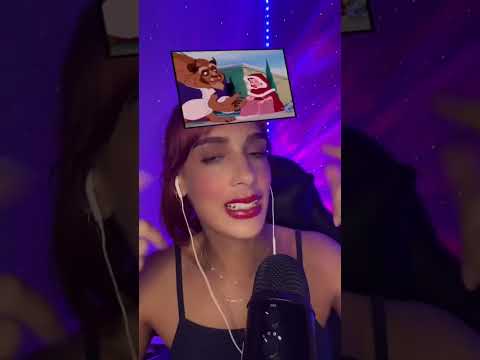 ASMR adivinhando desenhos das Disney 👑