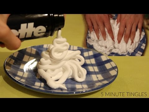 Binaural ASMR ♥ Playing with Shaving Cream