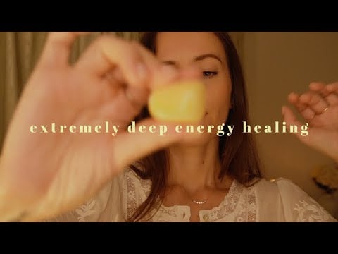 ASMR reiki for deep inner peace while you sleep (humming & subliminal affirmations)