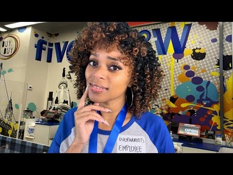 ASMR |💰POV Cashier Checks Out Rich Aunty At Five Below 