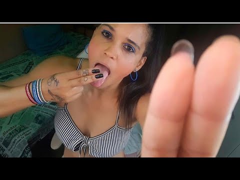 ASMR SPIT PAINTING FAST & AGGRESSIVE 👅💦