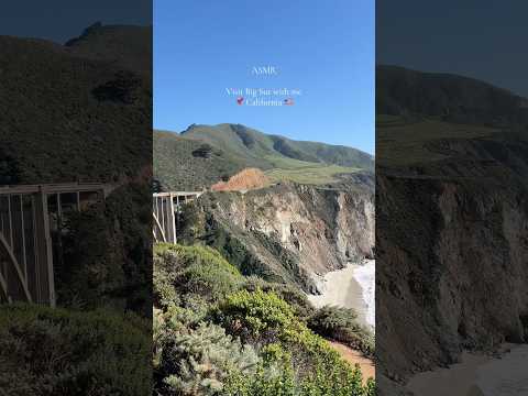 ASMR Travel vlog 🇺🇸💙 Big Sur, California #asmrsounds #asmrtravelvlogs #asmrtravel #bigsur