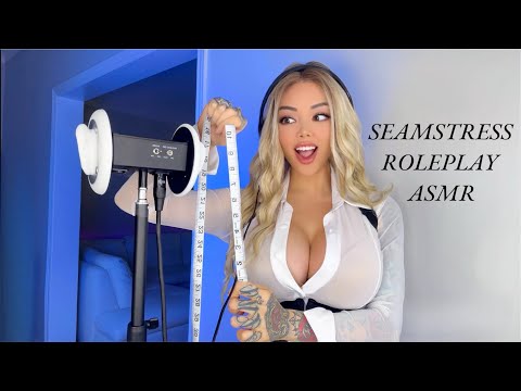 ASMR🍒 Flirty Seamstress Measures All Your Limbs 📏