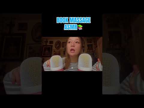 ASMR-Book Massage📚 #asmrshorts #bookmassageasmr #mouthsoundasmr  #fypシ #tappingsounds #asmrsounds