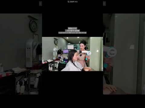 미용실ASMR #뿌리염색 #밝은 흑갈색 선명하고 깔끔하게~Hair salon ASMR #RootDye #Bright, dark brown, clear and neat~
