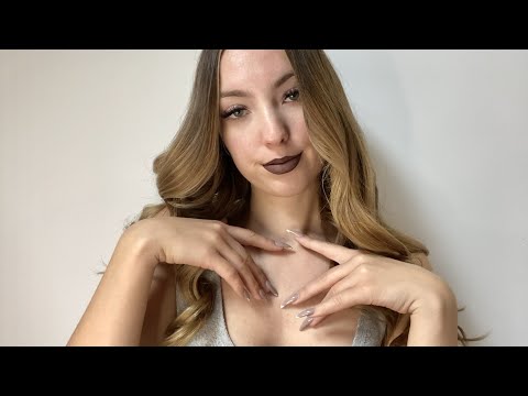 ASMR | COLLARBONE tapping with neck and skin tracing✋🏼
