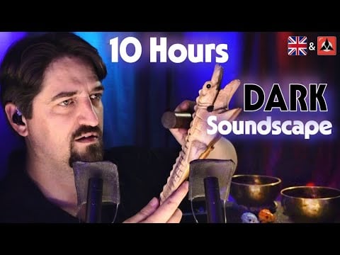 ASMR 10-Hour DARK Soundscape for DEEP Sleep