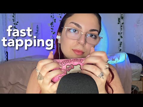 ASMR | fast tapping assortment (minimal talking)