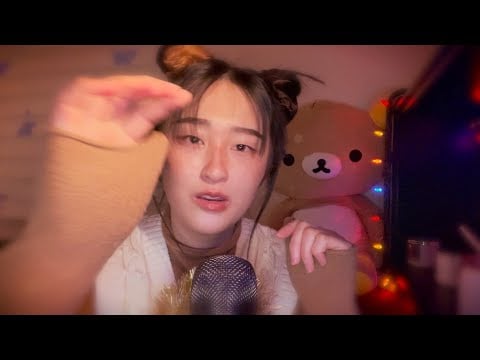 ASMR 🧸 positive affirmations (sticky clicky cupped whispers, fluttery hand motions)