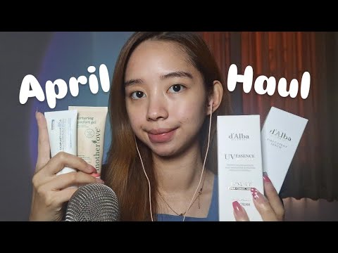 ASMR April Haul 🥰 Beauty Items & Tips ✨️