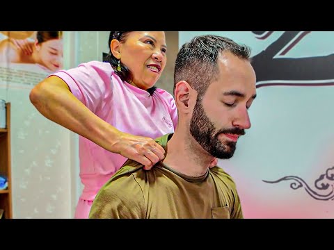 Chinese Lady FULL MIGHT Massage on my Tight Muscles [Relaxing] – Shenzhen 🇨🇳