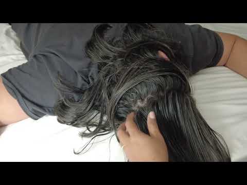 ASMR [Hair Brush] Brushing His Hair Until He Falls Asleep