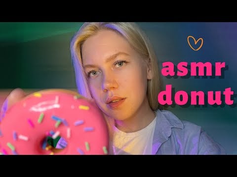 ASMR donut | eating | #asmrminuha #asmr